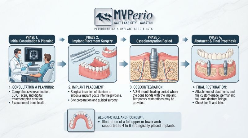 full mouth dental implants procedure
