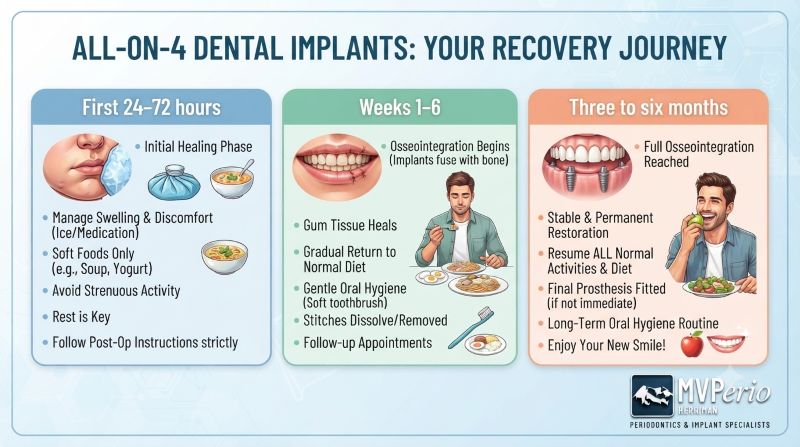 All-on-4 Recovery Time