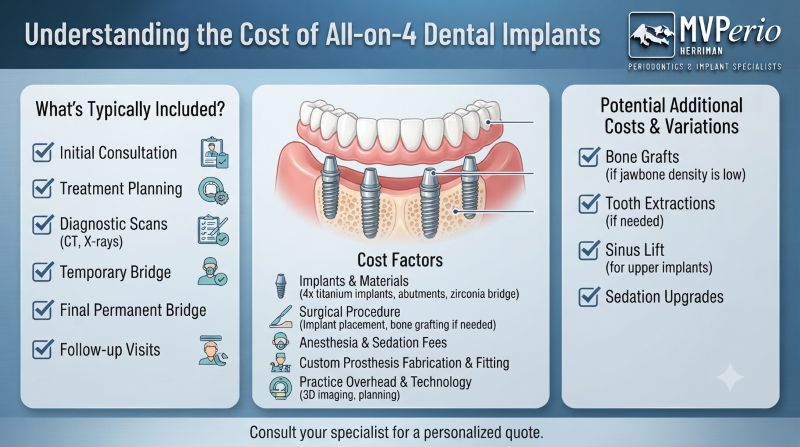 Cost of All-on-4 Dental Implants in Utah