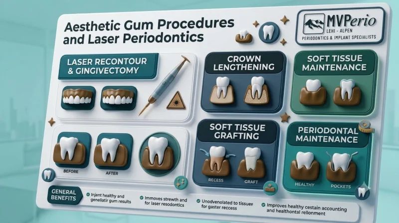 aesthetic gum procedures Lehi